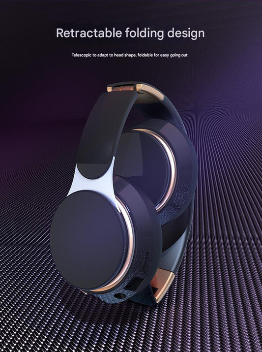 Red- Wireless Bluetooth 5.0 Over-Ear Headphones - HIFI Deep Bass, Foldable Design, 10Hr Playtime