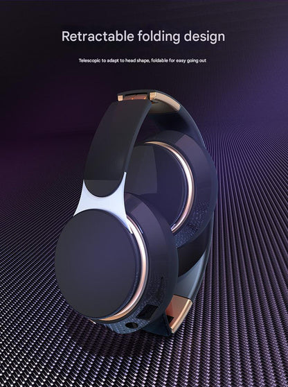 Green- Wireless Bluetooth 5.0 Over-Ear Headphones - HIFI Deep Bass, Foldable Design, 10Hr Playtime